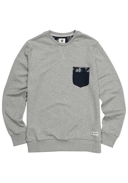 Element Taylor - Grigio Uomo Accogliente Jumpers (Z2449)